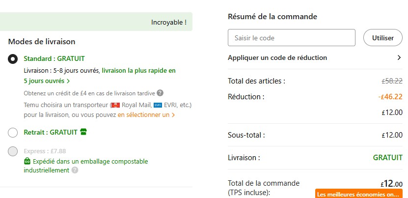 code promo temu gratuit